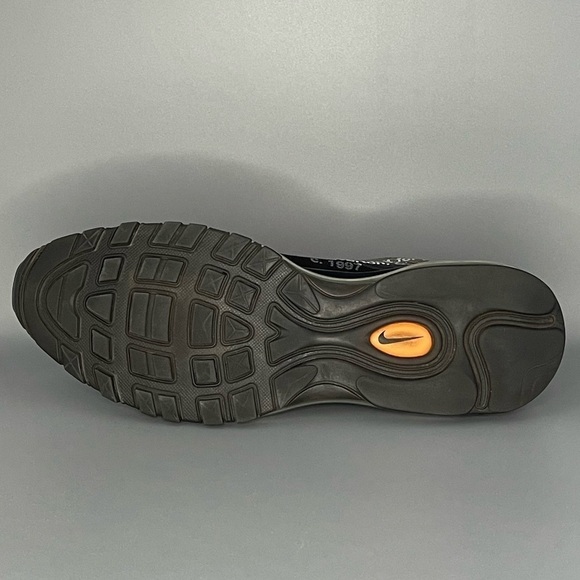 Off-White x Nike Air Max 97 Black / Orange - Zip Tie Size 13 AJ4585-001 OG Box - Picture 8 of 15